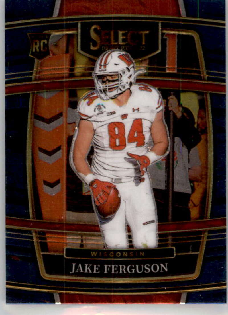 2022 Panini Select Draft Picks Blue #24 Jake Ferguson Concourse NM Near Mint