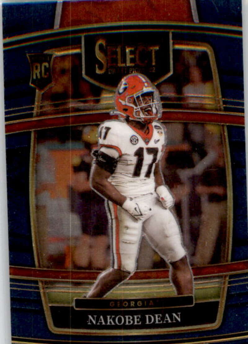 2022 Panini Select Draft Picks Blue #37 Nakobe Dean Concourse NM Near Mint