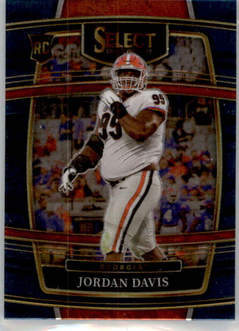 2022 Panini Select Draft Picks Blue #80 Jordan Davis Concourse NM Near Mint