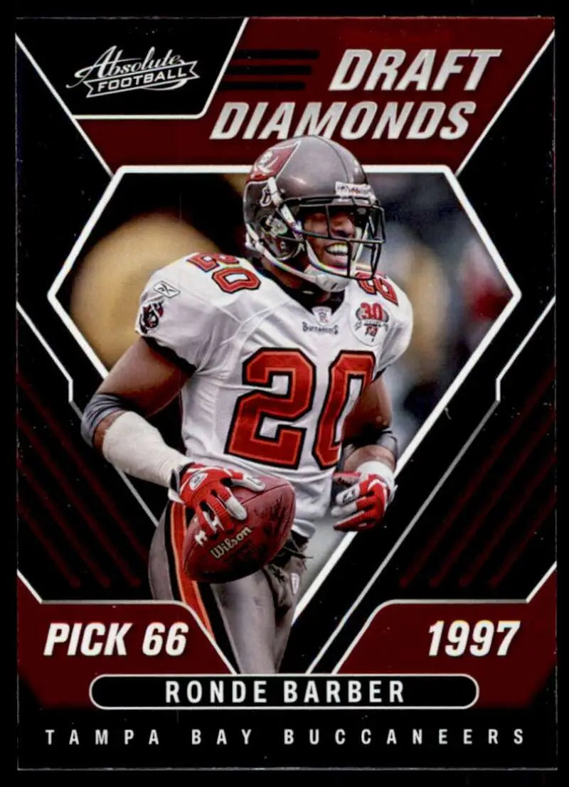 2022 Panini Absolute Draft Diamonds #19 Ronde Barber NM-MT