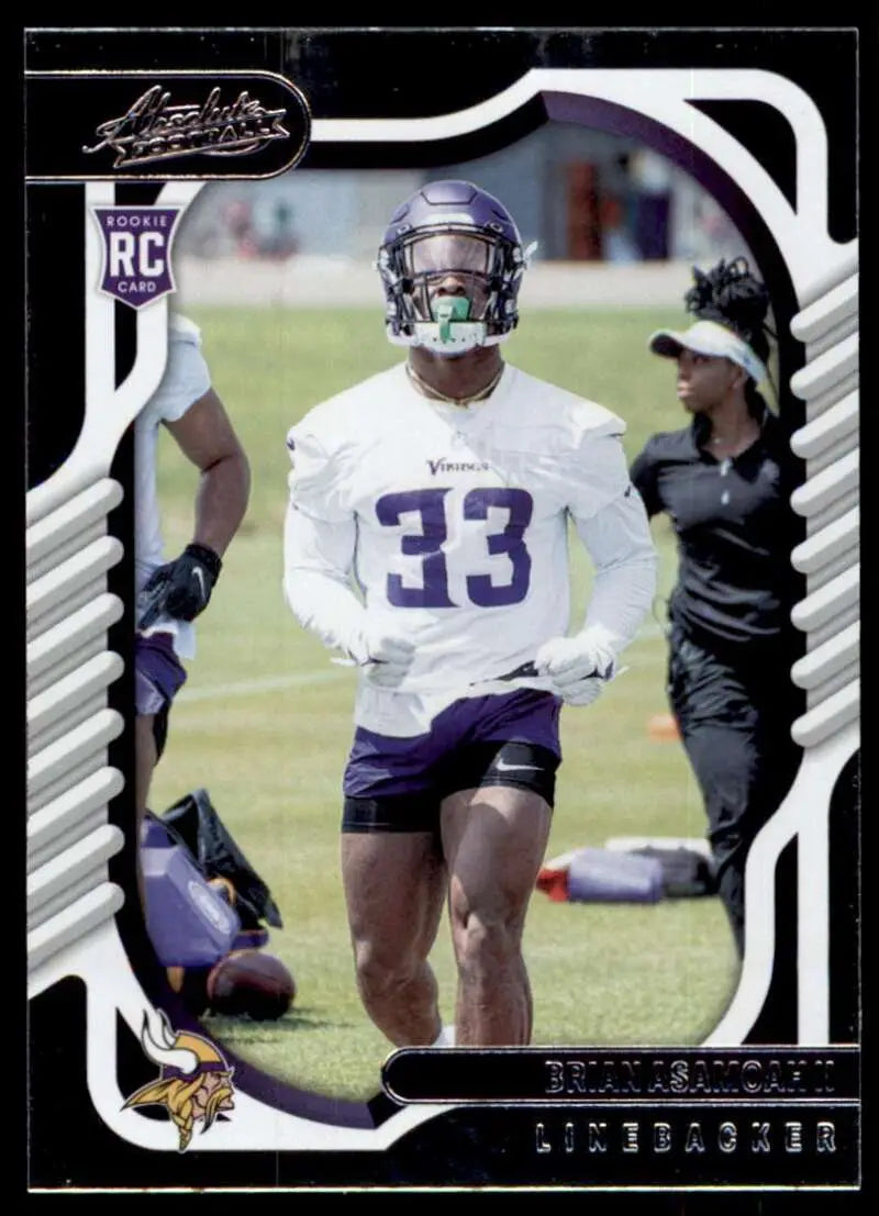 2022 Panini Absolute #148 Brian Asamoah II NM-MT RC Rookie