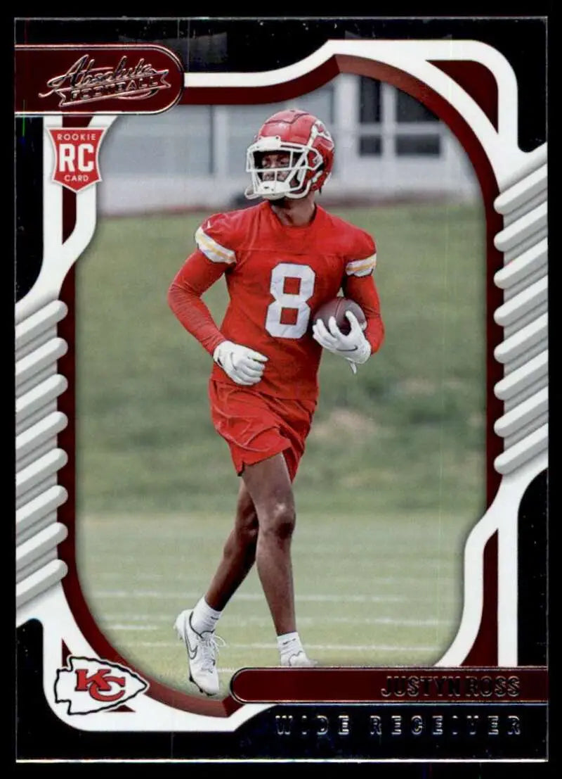 2022 Panini Absolute #174 Justyn Ross NM Near Mint RC Rookie Chiefs