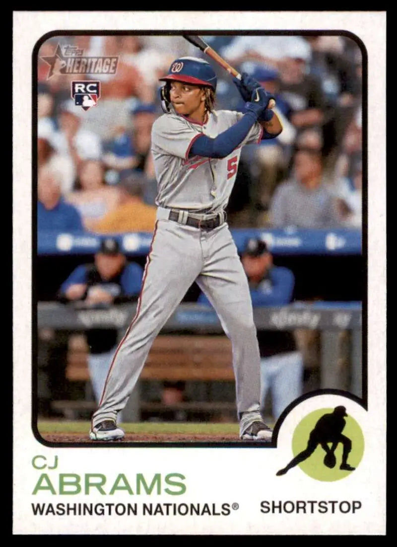 2022 Topps Heritage High Number #501 CJ Abrams NM-MT RC Rookie