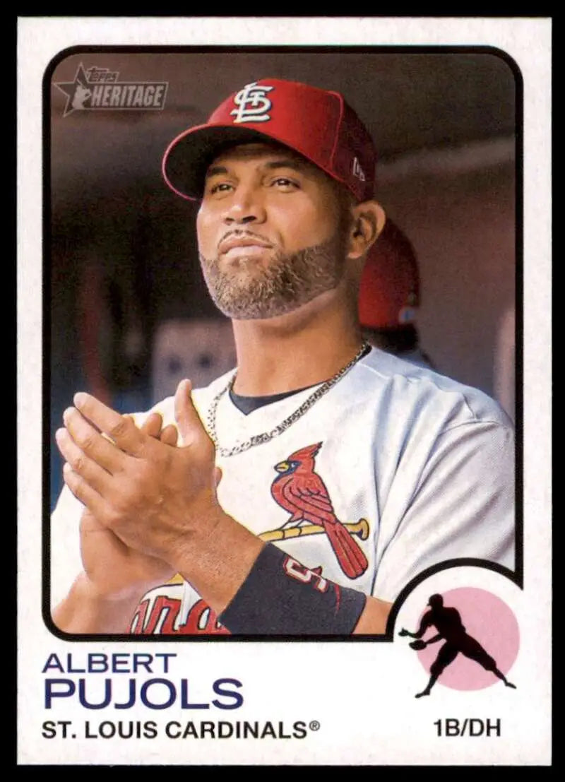 2022 Topps Heritage High Number #592 Albert Pujols NM-MT