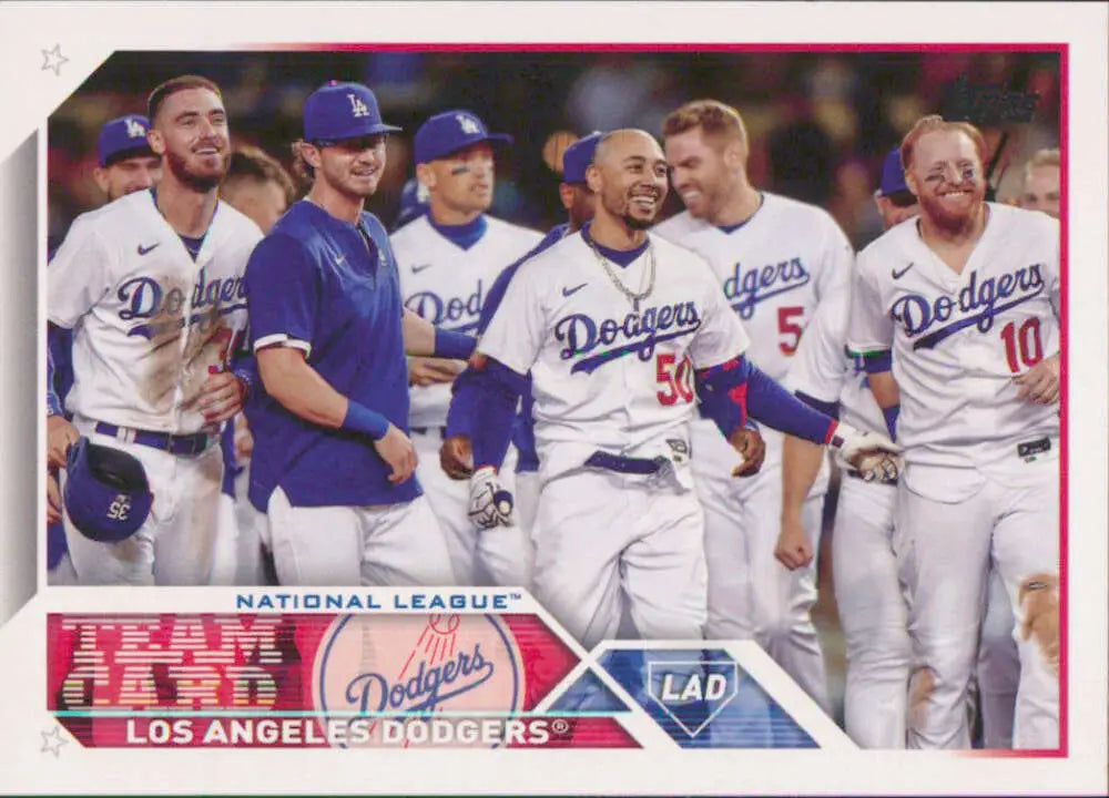 2023 Topps #219 Los Angeles Dodgers NM-MT