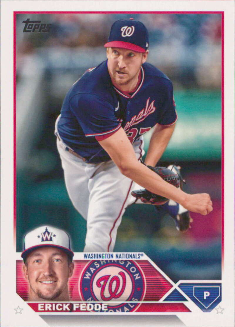2023 Topps #258 Erick Fedde NM-MT