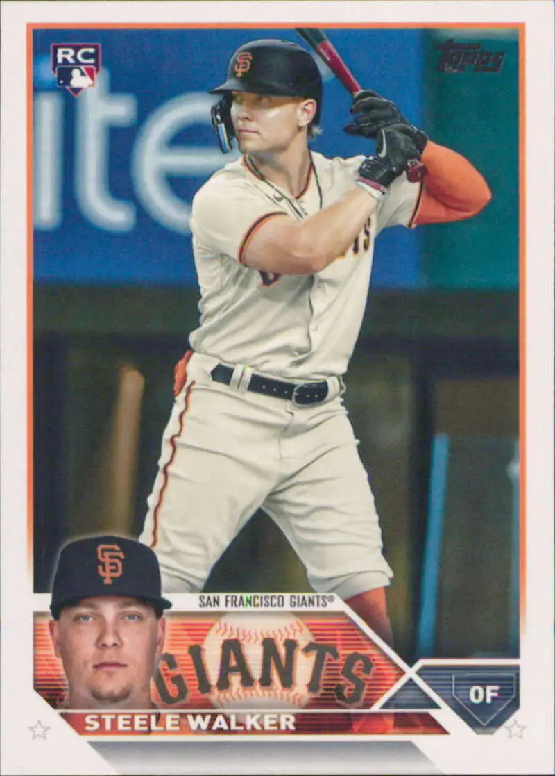 2023 Topps #264 Steele Walker NM-MT RC Rookie