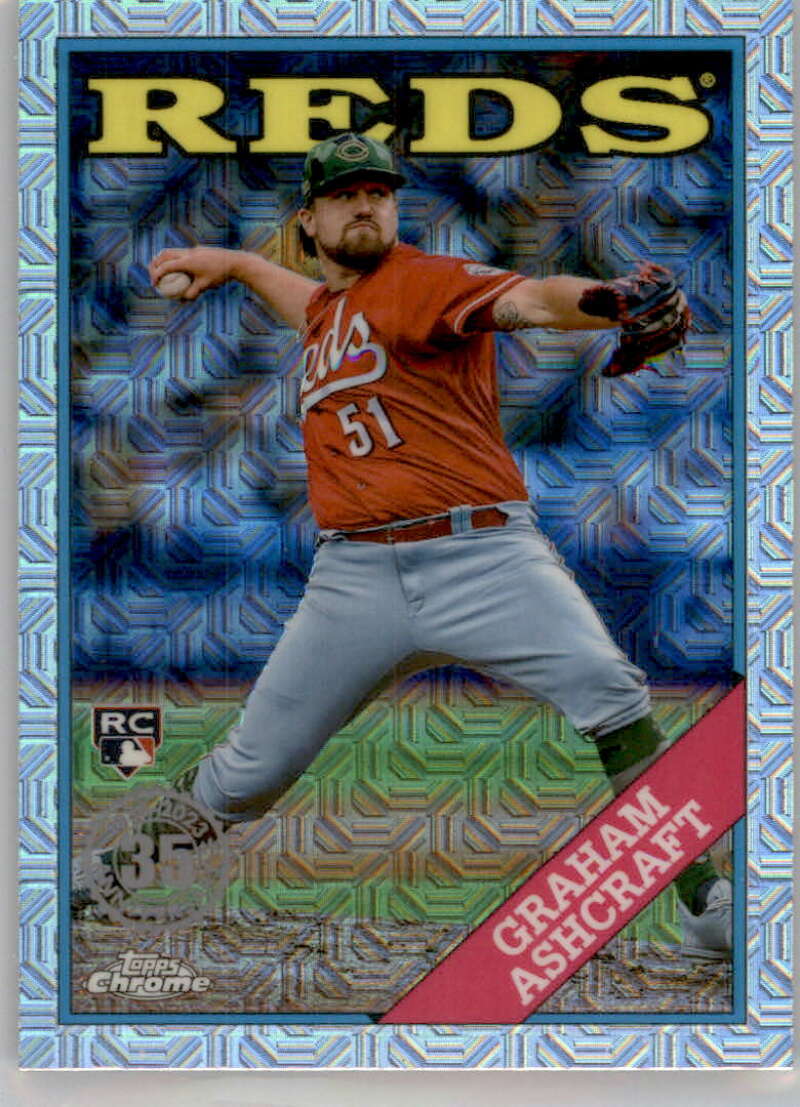 2023 Topps Series One Silver Packs Mojo Refractor #T88C-93 Graham Ashcraft NM-MT RC Rookie