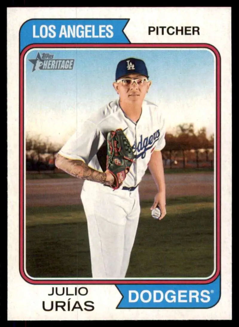 2023 Topps Heritage #56 Julio Urias NM-MT