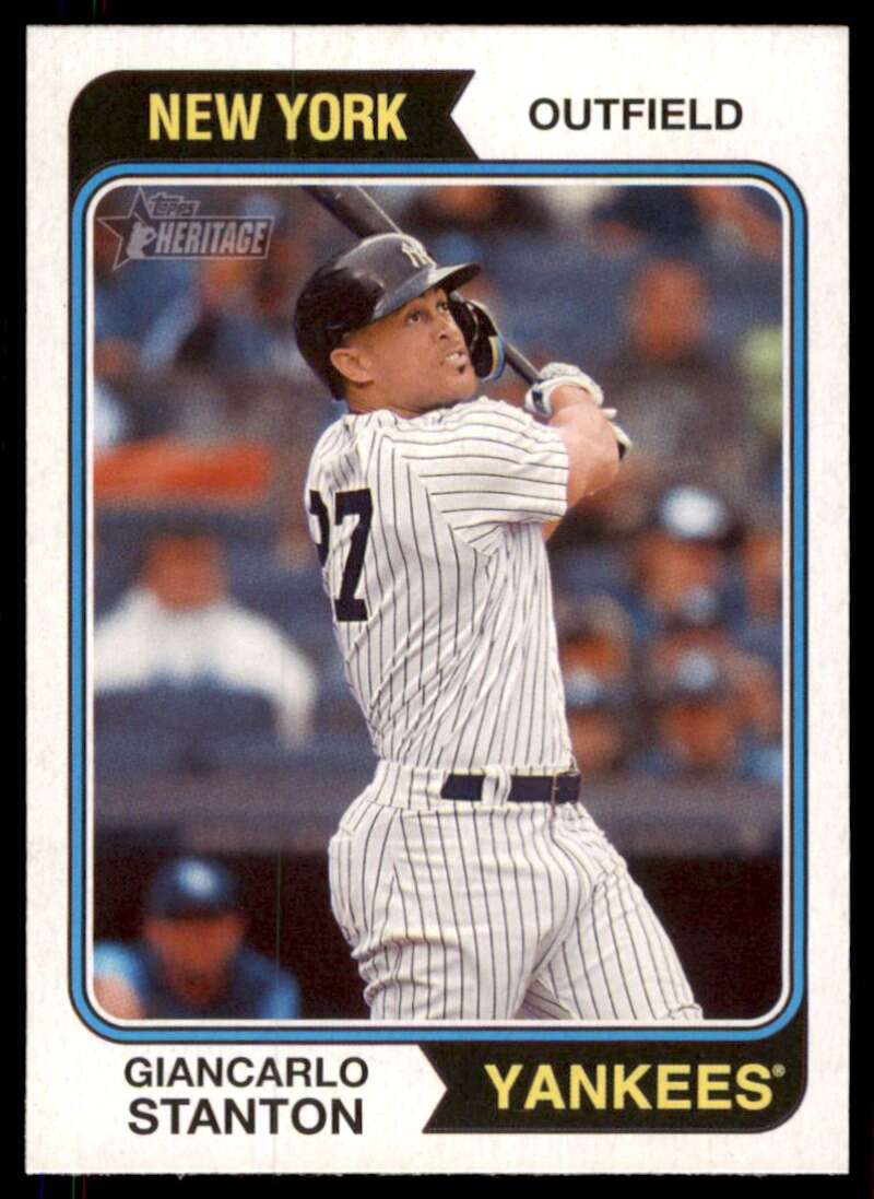 2023 Topps Heritage #81 Giancarlo Stanton NM-MT Yankees