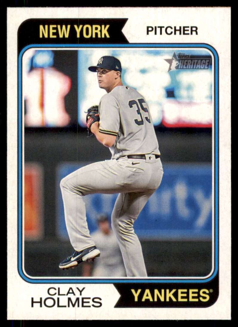 2023 Topps Heritage #116 Clay Holmes NM-MT Yankees