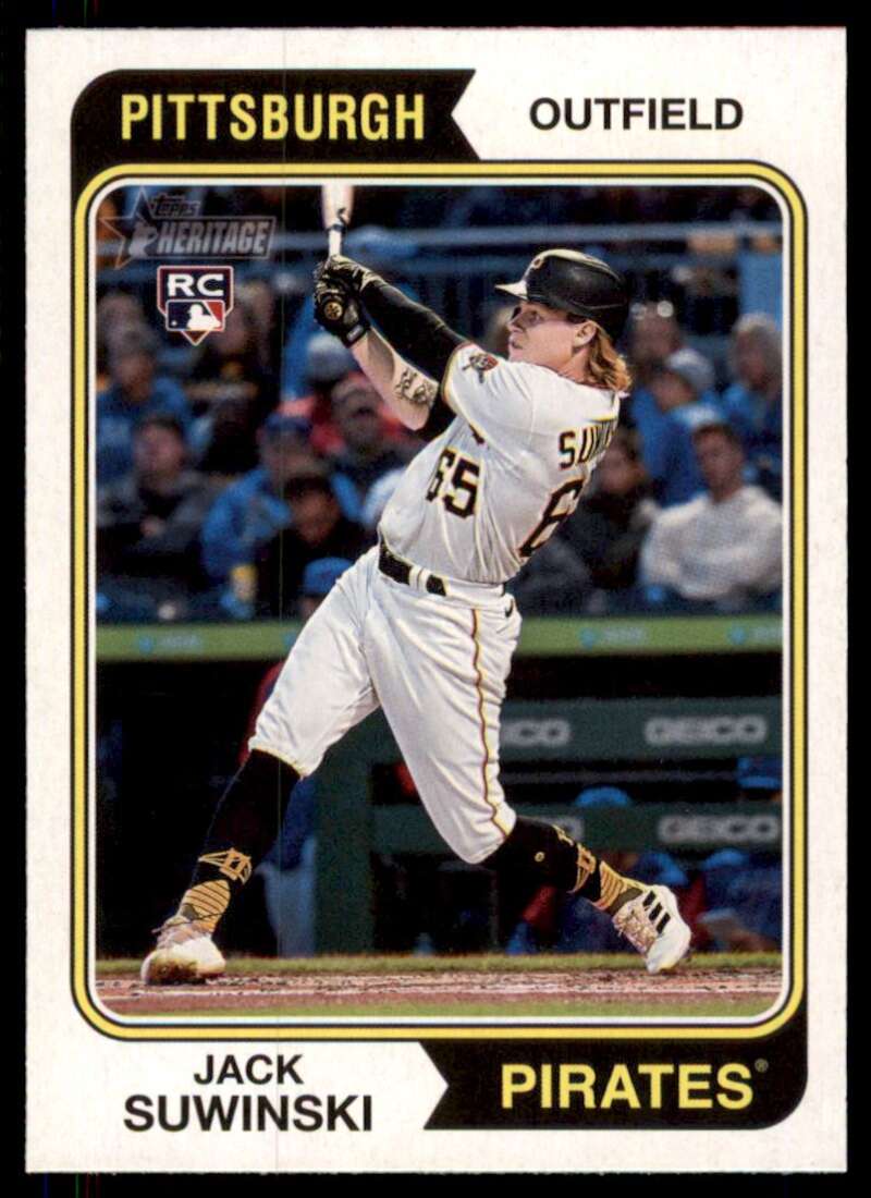 2023 Topps Heritage #138 Jack Suwinski NM-MT RC Rookie Pirates