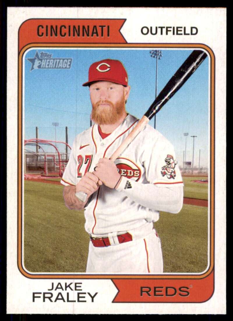 2023 Topps Heritage #231 Jake Fraley NM-MT Reds