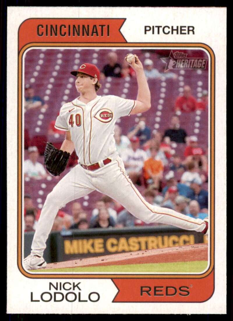 2023 Topps Heritage #248 Nick Lodolo NM-MT Reds
