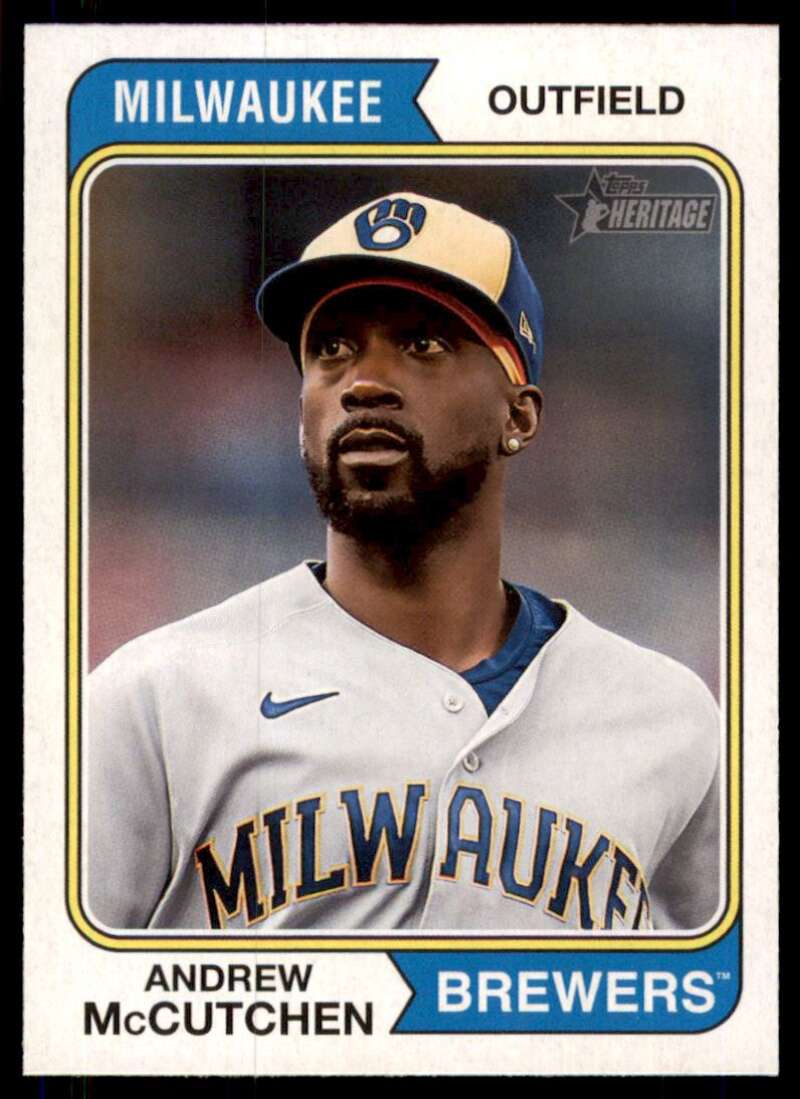 2023 Topps Heritage #283 Andrew McCutchen NM-MT Brewers