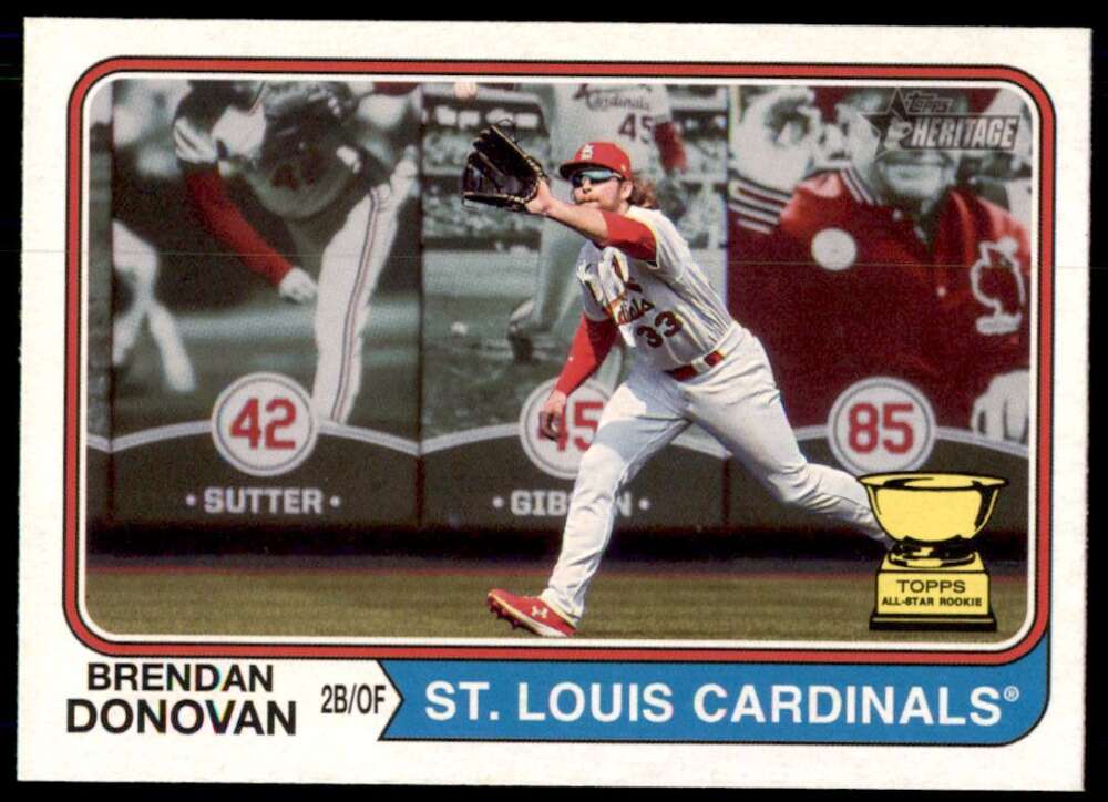 2023 Topps Heritage #293 Brendan Donovan NM-MT Cardinals