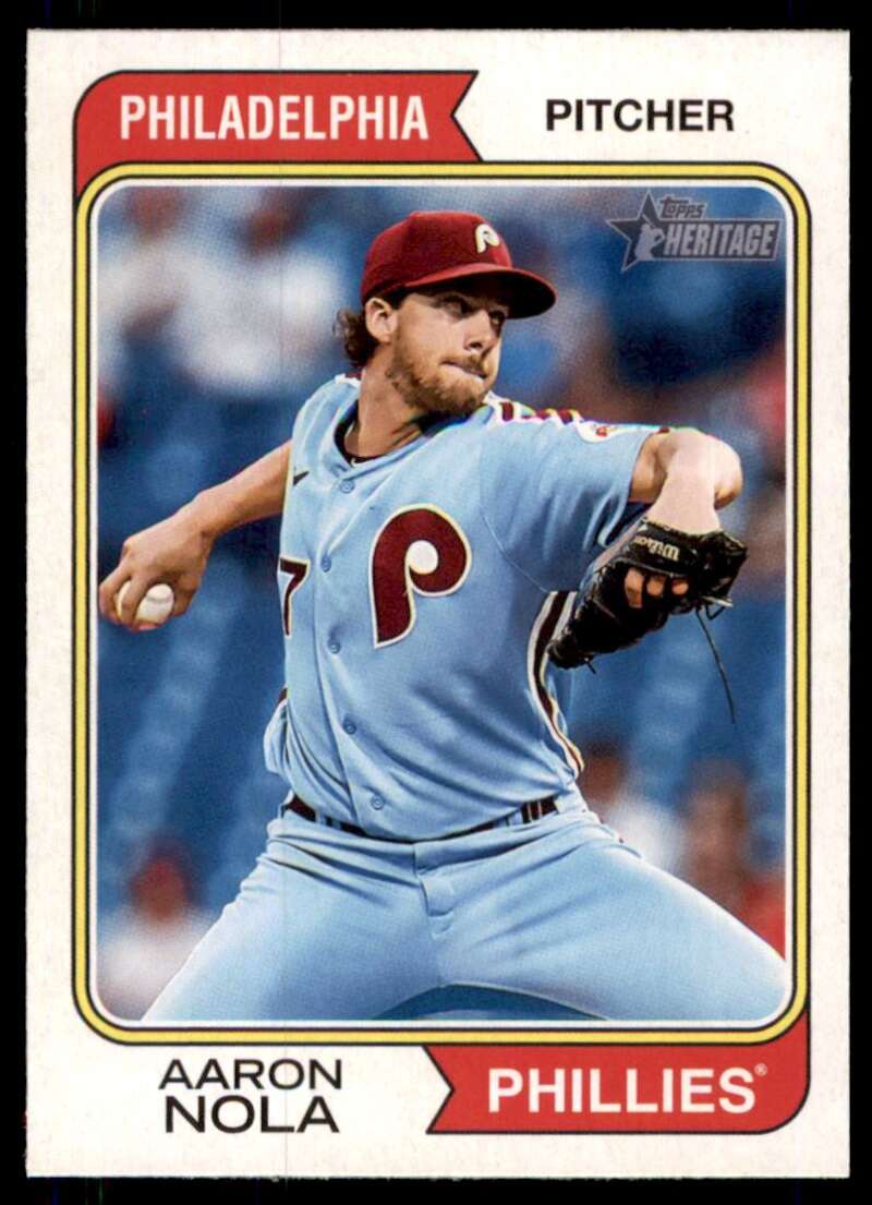 2023 Topps Heritage #300 Aaron Nola NM-MT Phillies