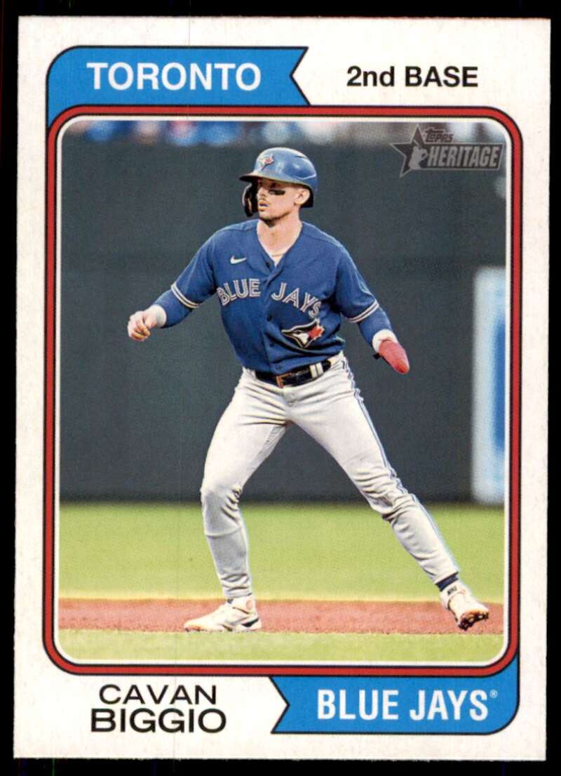 2023 Topps Heritage #349 Cavan Biggio NM-MT Blue Jays