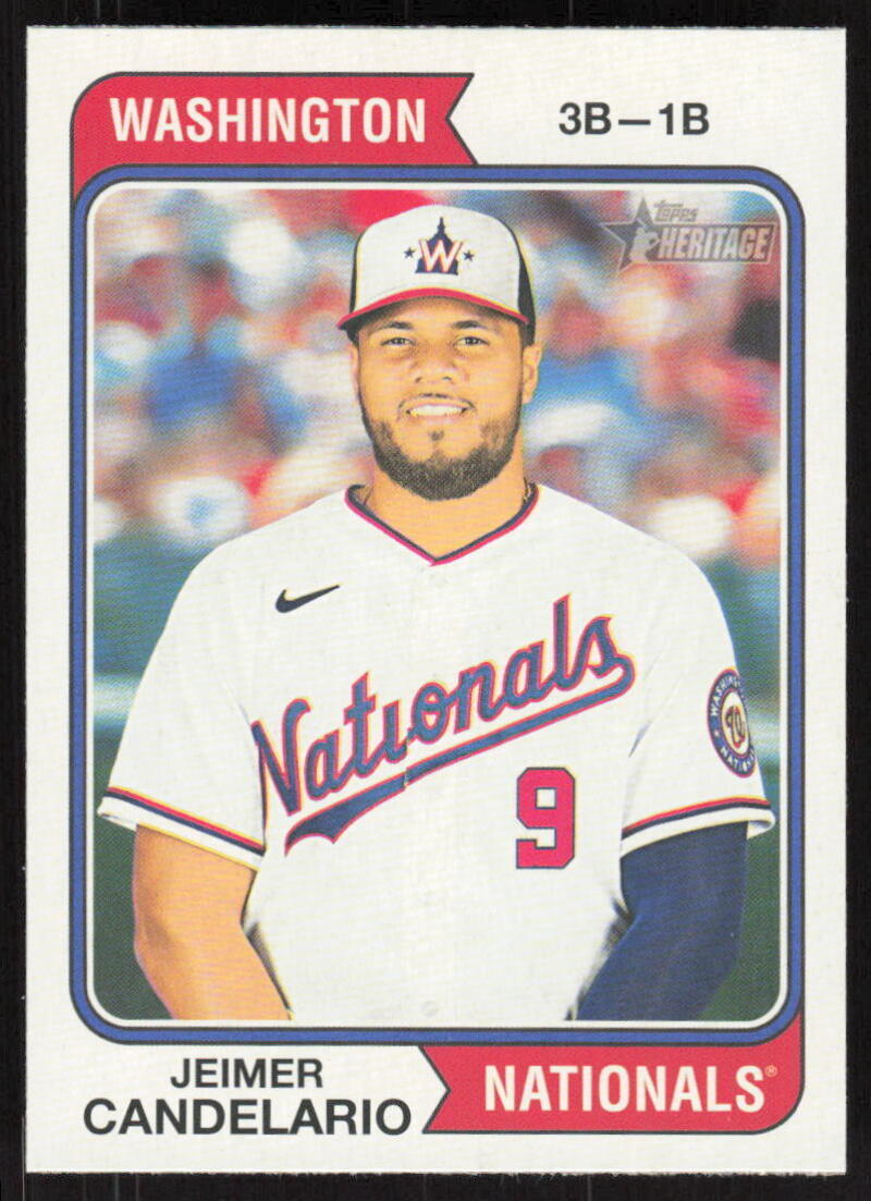 2023 Topps Heritage #391 Jeimer Candelario NM-MT Nationals