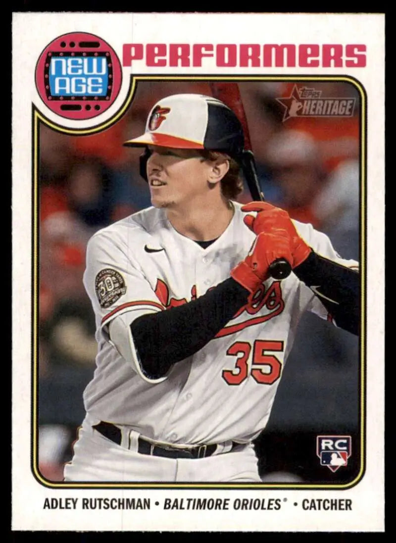 2023 Topps Heritage New Age Performers #NA-3 Adley Rutschman NM-MT Orioles