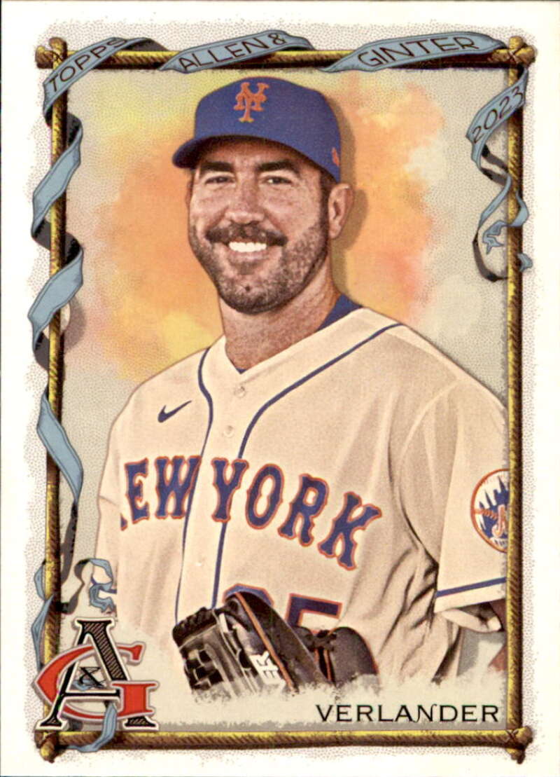 2023 Topps Allen and Ginter #358 Justin Verlander NM Near Mint SP Mets