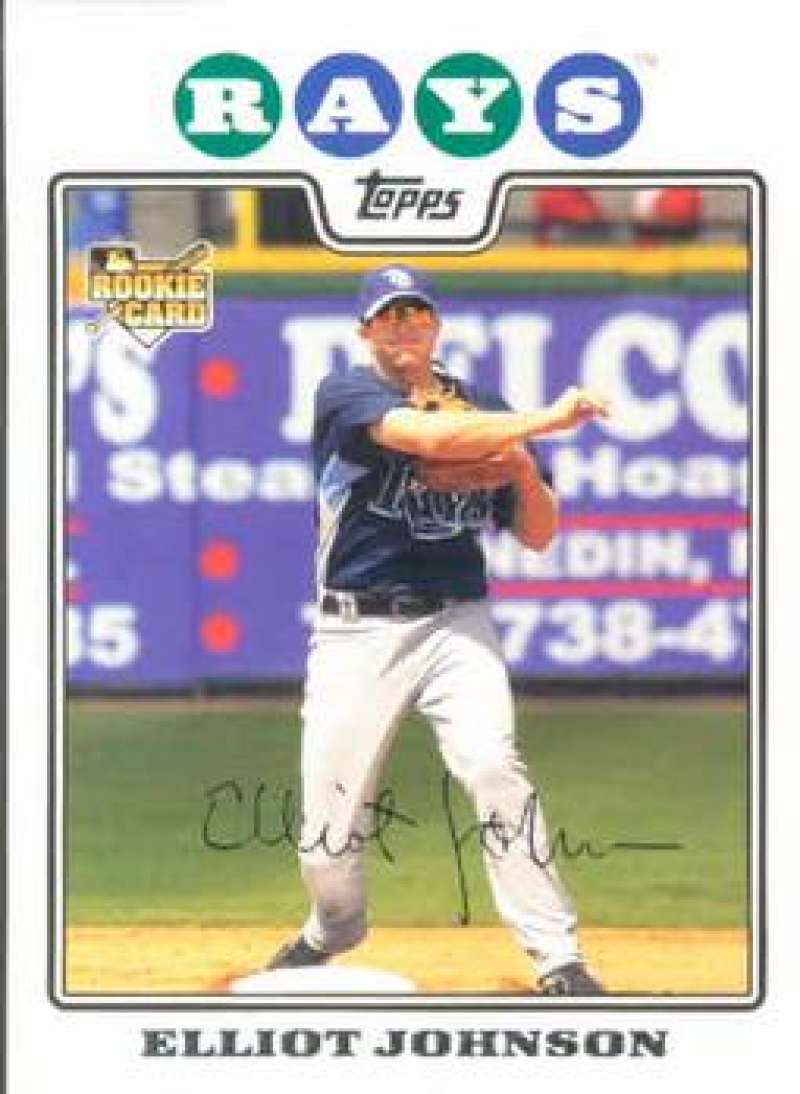 2008 Topps #501 Elliot Johnson NM-MT RC Rookie Rays