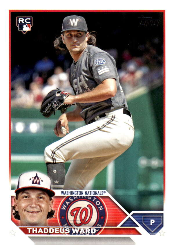 2023 Topps Update Series #US111 Thaddeus Ward NM-MT RC Rookie