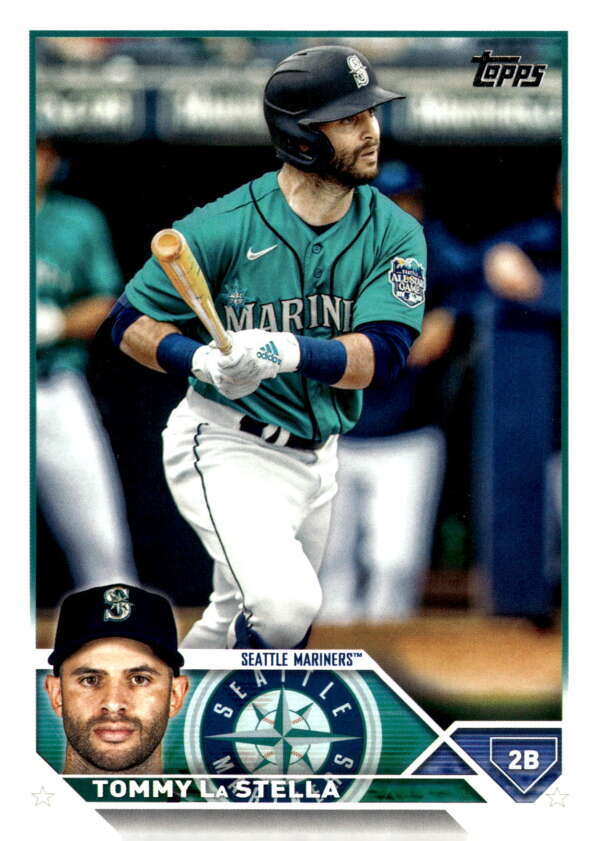 2023 Topps Update Series #US189 Tommy La Stella NM Near Mint Mariners