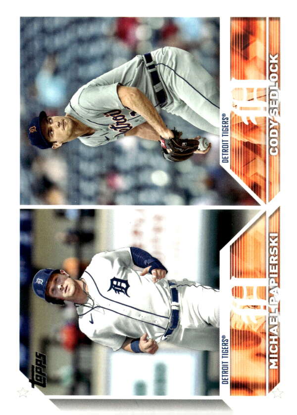 2023 Topps Update Series #US262 Cody Sedlock/Michael Papierski NM-MT RC Rookie Tigers