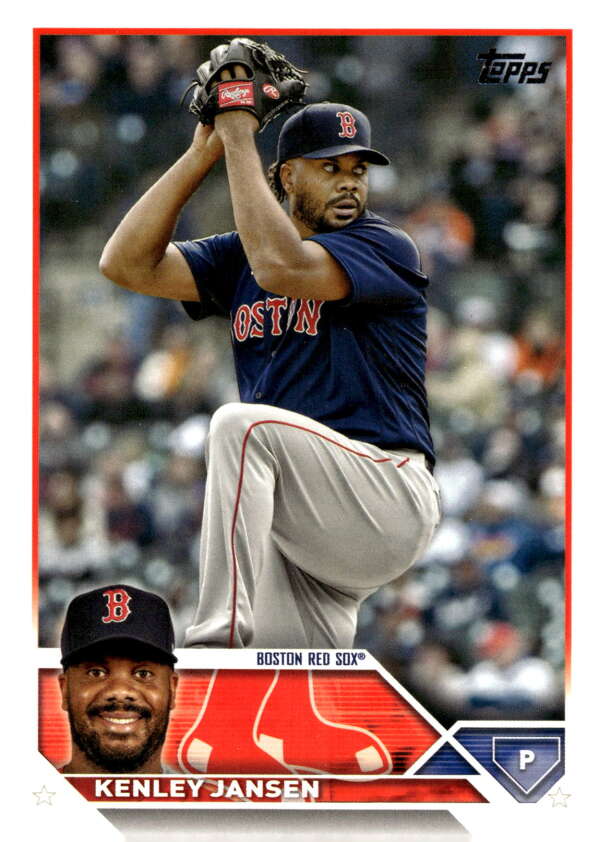 2023 Topps Update Series #US306 Kenley Jansen NM-MT Red Sox