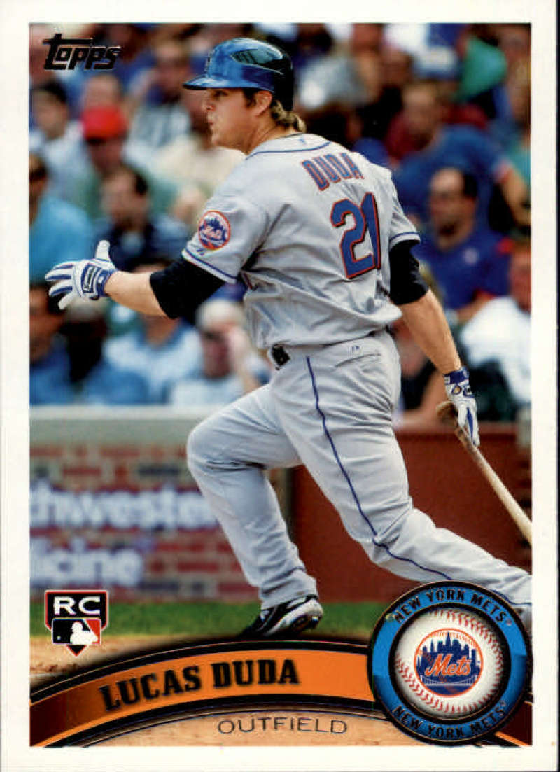 2011 Topps #129 Lucas Duda NM-MT RC Rookie Mets