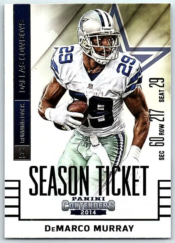 2014 Playoff Contenders Season Ticket #36 DeMarco Murray NM-MT Cowboys