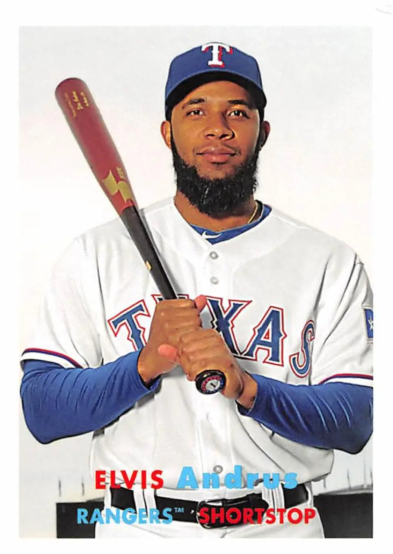 2015 Topps Archives #28 Elvis Andrus (1957 Topps) NM-MT