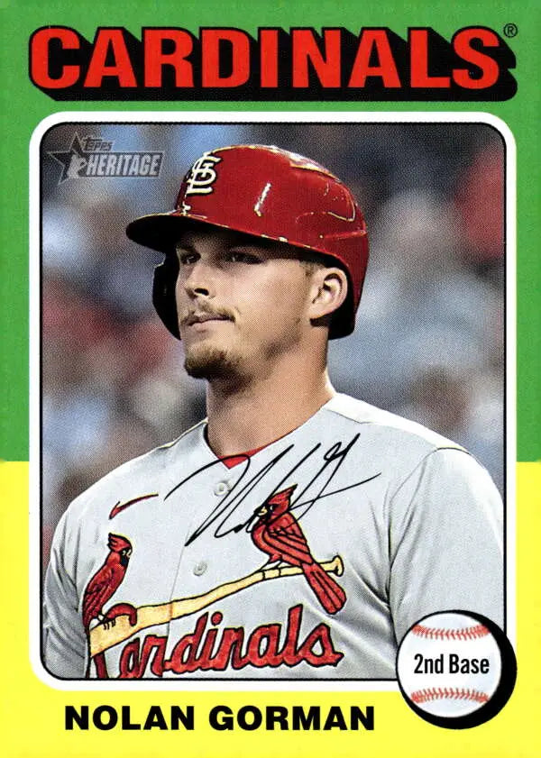 2024 Topps Heritage #173 Nolan Gorman NM-MT Cardinals