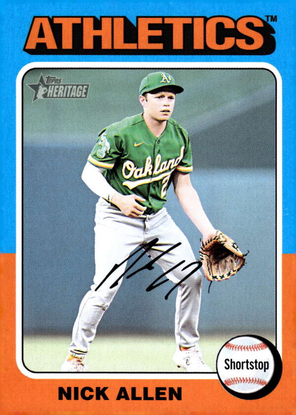 2024 Topps Heritage #249 Nick Allen NM-MT Athletics