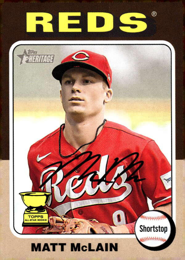2024 Topps Heritage #279 Matt McLain NM-MT Reds