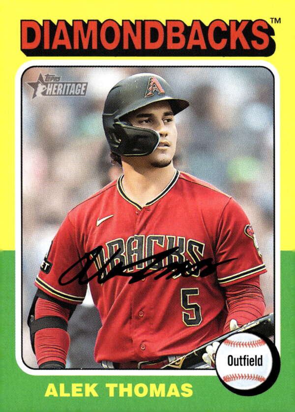 2024 Topps Heritage #289 Alek Thomas NM-MT Diamondbacks