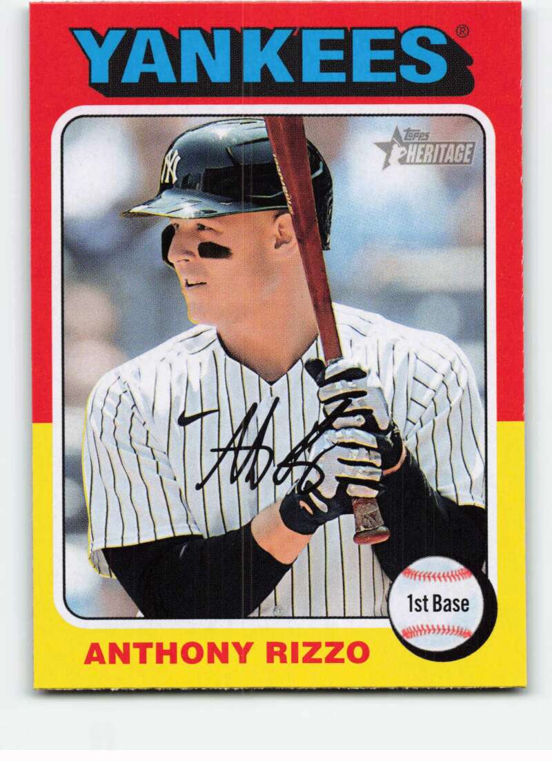 2024 Topps Heritage #367 Anthony Rizzo NM-MT Yankees