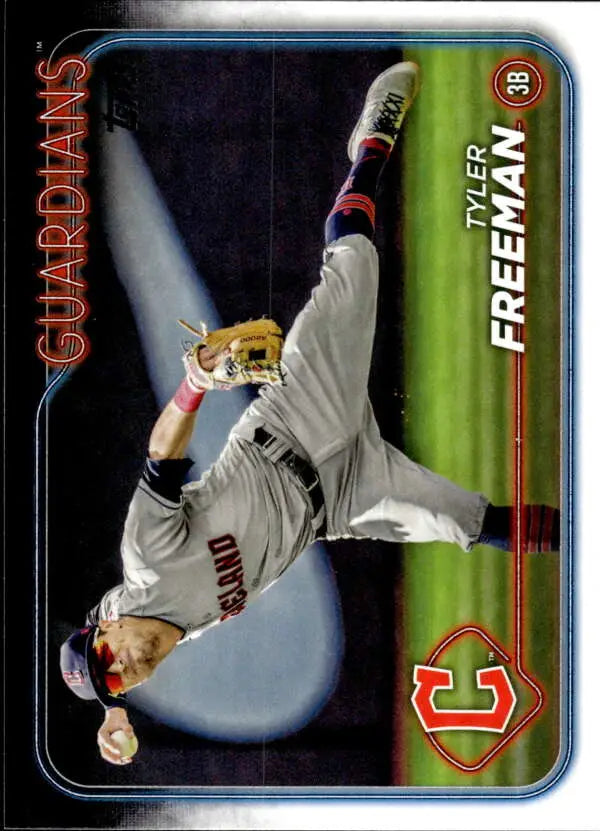 2024 Topps #353 Tyler Freeman NM-MT Guardians