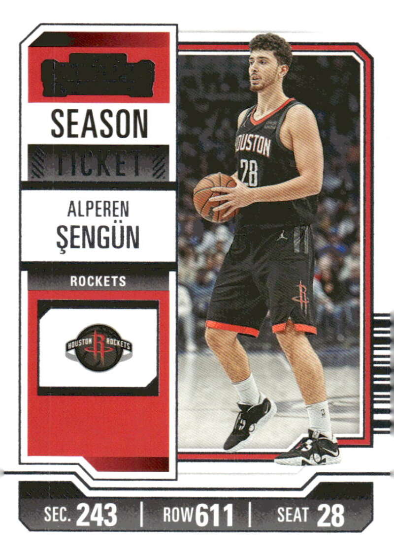 2023-24 Panini Contenders Season Ticket Retail #36 Alperen Sengun NM-MT Rockets