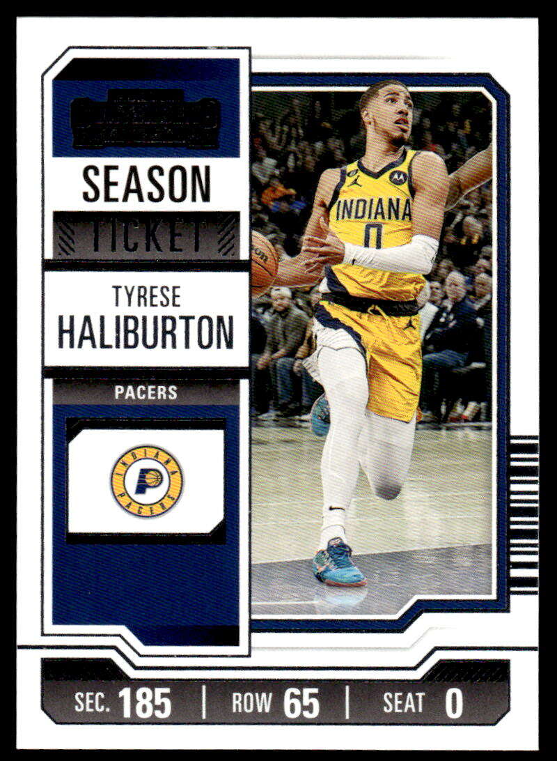 2023-24 Panini Contenders Season Ticket Retail #90 Tyrese Haliburton NM-MT Pacers