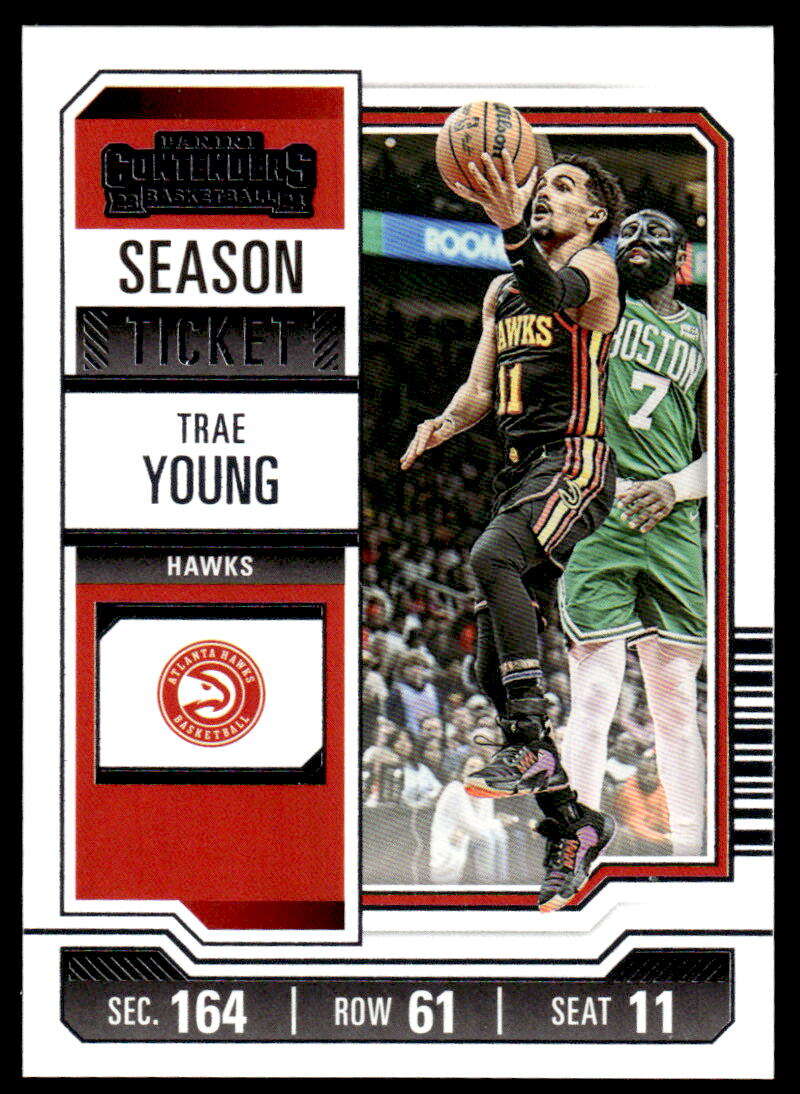2023-24 Panini Contenders Season Ticket Retail #92 Trae Young NM-MT Hawks