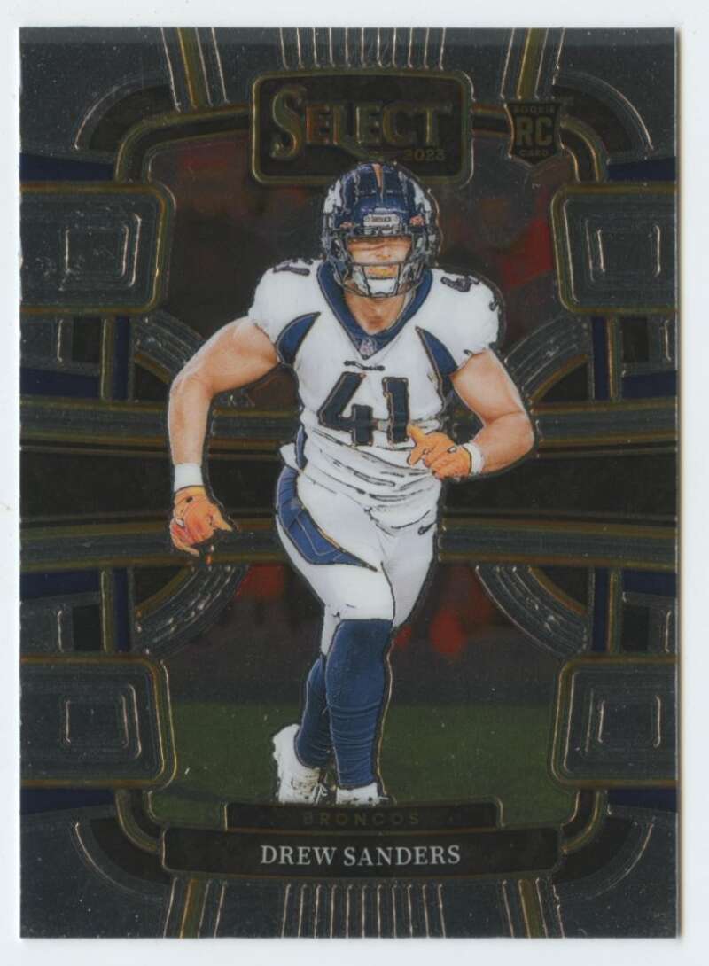 2023 Panini Select #30 Drew Sanders Concourse NM Near Mint Broncos