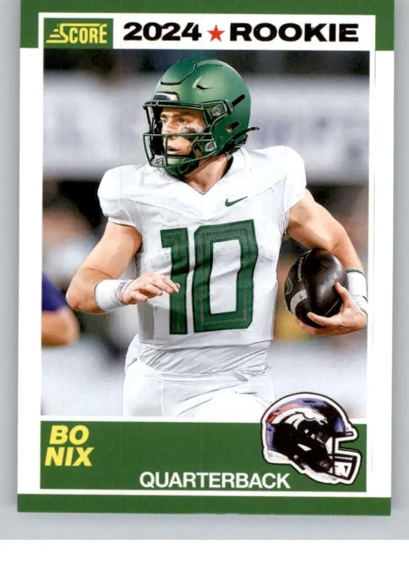 2024 Score 35th Anniversary Rookie #9 Bo Nix NM-MT Broncos