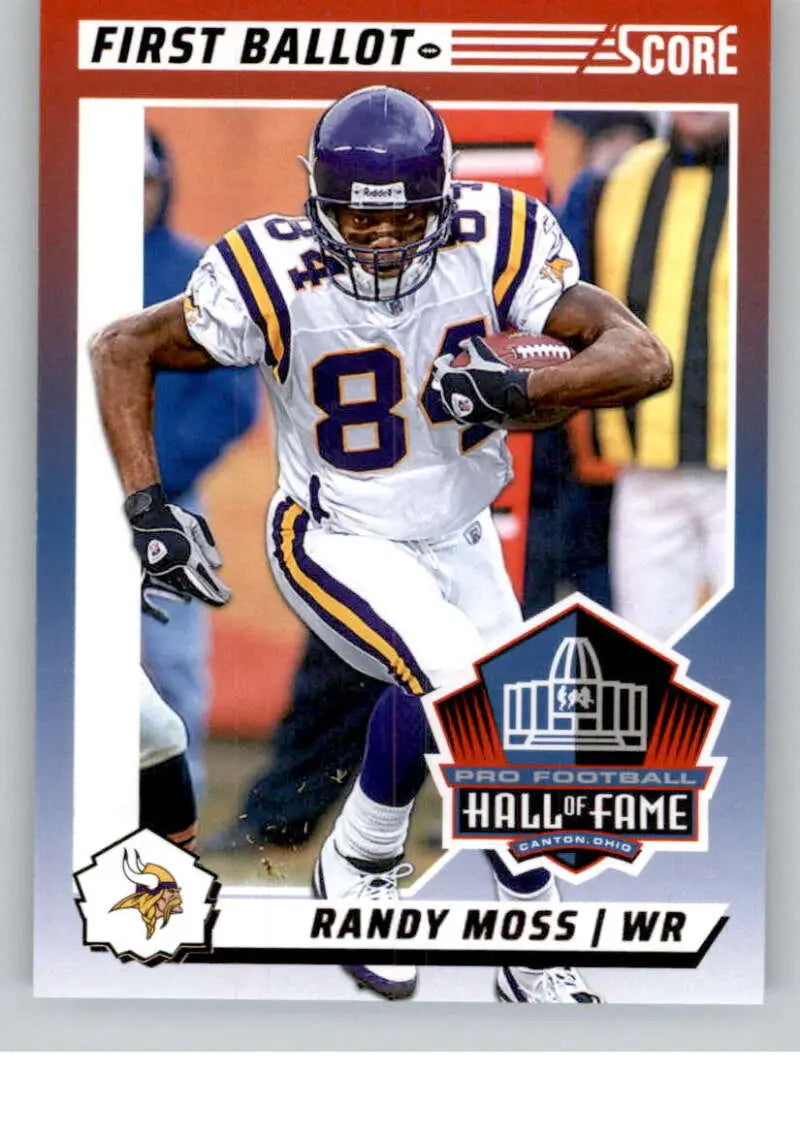 2024 Score First Ballot #6 Randy Moss NM-MT Vikings