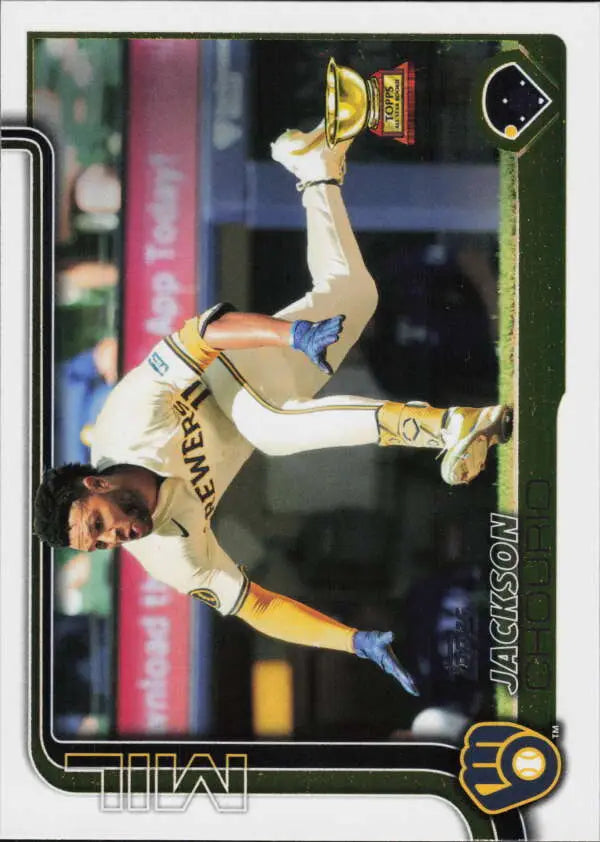 2025 Topps #376 Jackson Chourio NM-MT Brewers