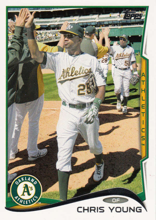 2014 Topps #311 Chris Young NM-MT Athletics