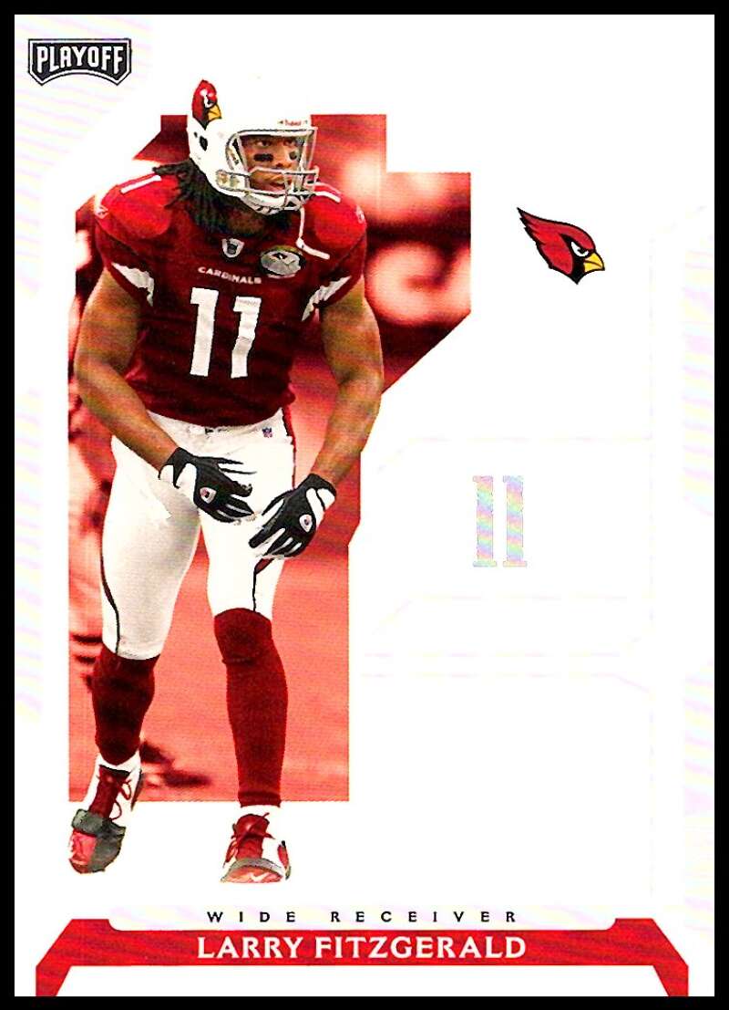 2006 Playoff NFL Playoffs #35 Larry Fitzgerald NM Near Mint