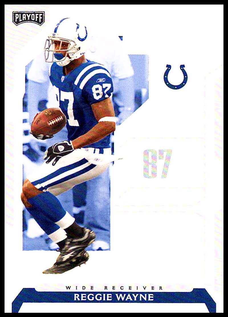 2006 Playoff NFL Playoffs #49 Reggie Wayne NM Near Mint