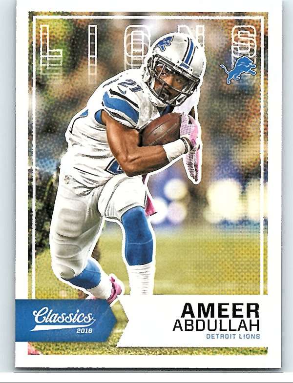 2016 Panini Classics #64 Ameer Abdullah NM-MT Lions